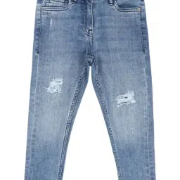 Peter England Girls Blue Cotton Regular Fit Jeans-image-69