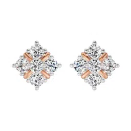 Sparkles Lab Grown Diamond 14k (585) Rose Gold Earrings for Women-image-32