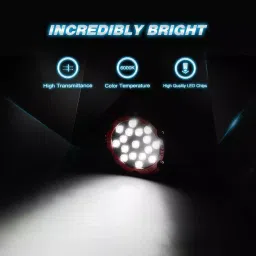 AllExtreme EX7M2R1 17 LED Spot Lamp for Jeep Bikes and Cars (51 W,‎White) image 3