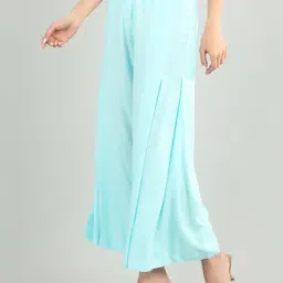 Aurelia Blue Regular Fit Palazzo image 3