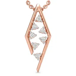 Candere By Kalyan Jewellers 18K Rose Gold and Cubic Zirconia Pendant-picture-14