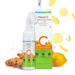 Mamaearth Vitamin C Foaming Face Wash with Vitamin C & Turmeric image 1