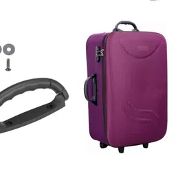 tumery Repair Replacement Luggage Pull Handle Suitcase Trolley Bag Suitcases Handle for Luggage Parts Black (1 Pcs Handle) image 1