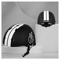 R for Rabbit Helmet for Kids Safety Certified Lightweight & Adjustable for Skating Cycling Scooter with ABS & EPS Material - Black-picture-28