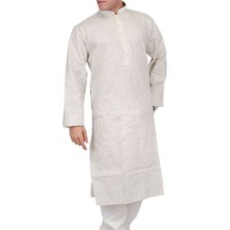Exotic India Men Solid Kurta with Pyjama-picture-40
