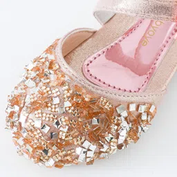 Babyoye Bellies with Velcro Closure & Bow Applique - Pink image 5