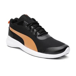 Puma Men Black Lazer Evo Sneakers image 1