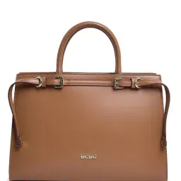 BCBG Brown Logo Satchel Handbag-picture-14