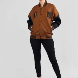 Chkokko Brown & Black Embroidered Jacket image 5