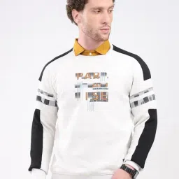 Monte Carlo Off-White Regular Fit Printed Sweatshirt-picture-20