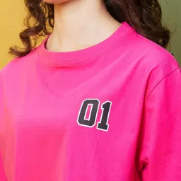 Globus Pink Cotton Printed T-Shirt image 5