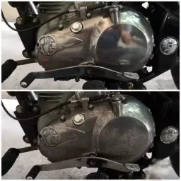 Kangaroo 500 ml Chain Cleaner Spray with 200 ml Chorme Metal Polish Parts Shiner image 4