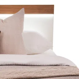 Durian Juda Frosty White Engineered Wood King Bed image 5