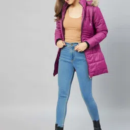 Carlton London Purple Regular Fit Jacket image 5