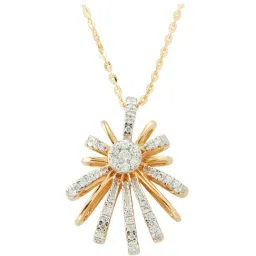 Waman Hari Pethe Jewellers 18k Gold & Diamond Pendant without Chain for Women-picture-17