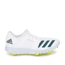 Adidas Men's Howzat Spike 20 Pastel White Cricket Shoes-image-7