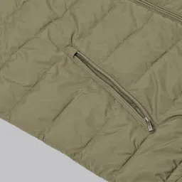 Woodland Green Regular Fit Quilted Jacket image 5