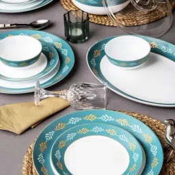 Cello White Opalware Dinner Set - Set of 29-picture-21