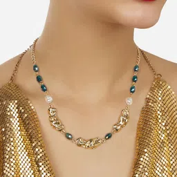 Zaveri Pearls Gold-Plated Necklace-picture-13