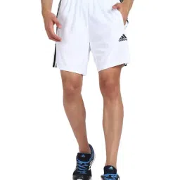 adidas White Regular Fit Shorts-image-52