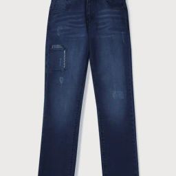 Gini & Jony Boys Navy Distressed Jeans-picture-29