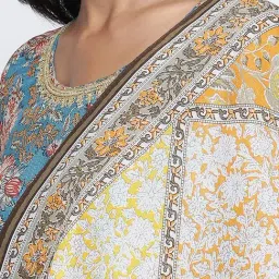 Aurelia Multicolor Pure Cotton Abstract Dupatta image 3