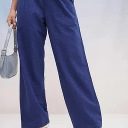 ESPYR By Tokyo Talkies Women Textured Trousers-picture-39