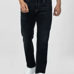 Spykar Carbon Black Cotton Comfort Fit Jeans-picture-23