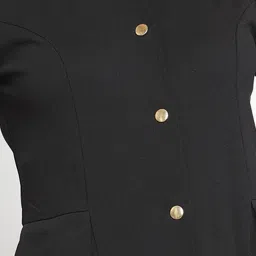 KASSUALLY Black Relaxed Fit Tailored Jacket image 5