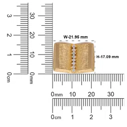 c. krishniah chetty group crash.club By CKC 18k Gold & Diamond Architectural Brilliance Brooch Pendant image 5