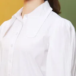 Globus White Cotton Shirt image 5