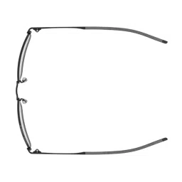 UNDER ARMOUR Matte Black Rectangular Eye Frames for Men image 5