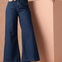 all about you Women Wide Leg High-Rise Stretchable Jeans-picture-18
