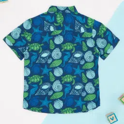 Pantaloons Junior Boys Navy Shirt image 2