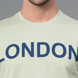 Red Tape Light Green Cotton Regular Fit Printed T-Shirt image 5