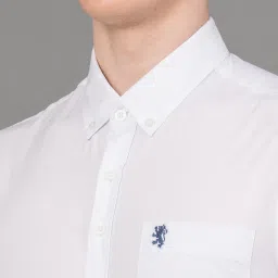 Red Tape White Cotton Regular Fit Shirt image 5