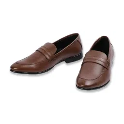 Code by Lifestyle Men's Tan Formal Loafers image 5