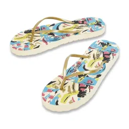 Ginger by Lifestyle Women's Gold Flip Flops image 5