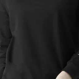 KASSUALLY Black Cotton Sweatshirt image 5