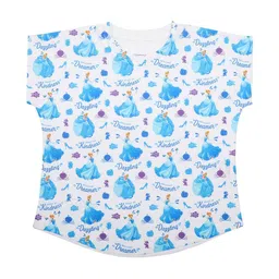 Disney by Wear Your Mind Girls Disney Princess White Cinderella Printed Top-picture-44