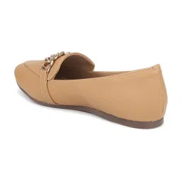 Inc.5 Women's Dark Beige Flat Ballets image 5