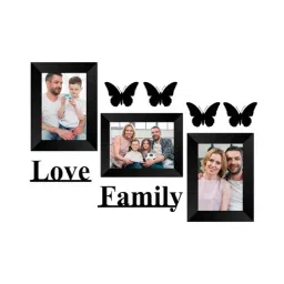 eCraftIndia Memory Black Collage Photoframes - Set of 3 image 3