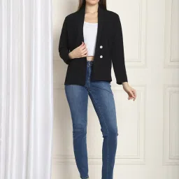 NEUDIS Black Regular Fit Blazer image 5