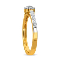Kisna Diamond & Gold Jewellery Rida 14k (585) Diamond & Gold Ring For Women image 5