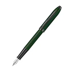 Cross TOWNSEND Polished Black Matte Green Fountain Pen (Black), AT0046-63MS-image-92