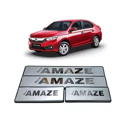 SCA Stainless Steel Door Sill Plate for Honda New Amaze (Pack of 4)-picture-21