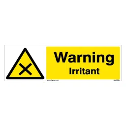 SUNSIGNS Warning Irritant Signages Size 300x100 mm HP Print + Vinyl + ACP Sheet, SN0068-image-99
