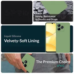 SPRIG Realme C51 TPU Matte Back Cover image 2