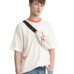 Rare Rabbit Off White Oversized Graphic T-Shirt-picture-36