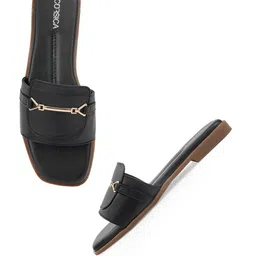 CORSICA Women Open Toe Flats with Buckles image 5